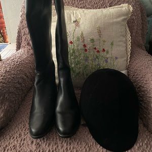 English Riding Boots and Helmet